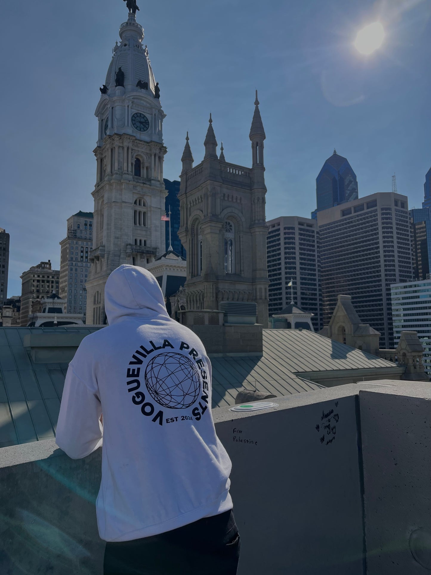 Men’s Volume 1 White Hoodie