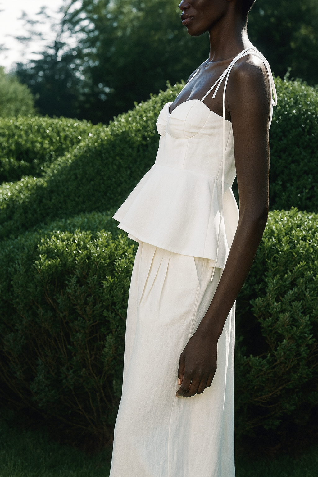 Ethereal Elegance Ruched Cami Top