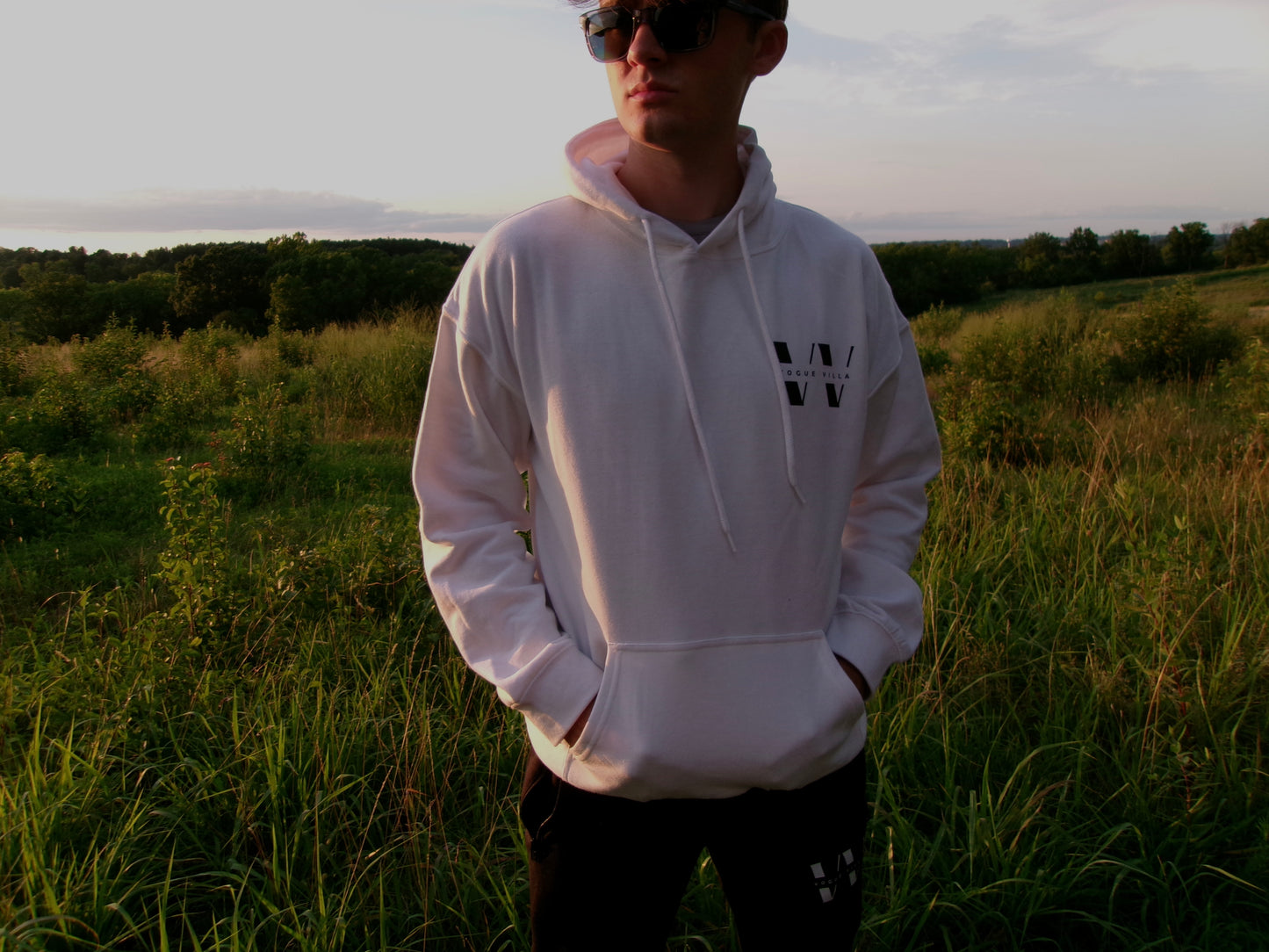 Men’s Volume 1 White Hoodie