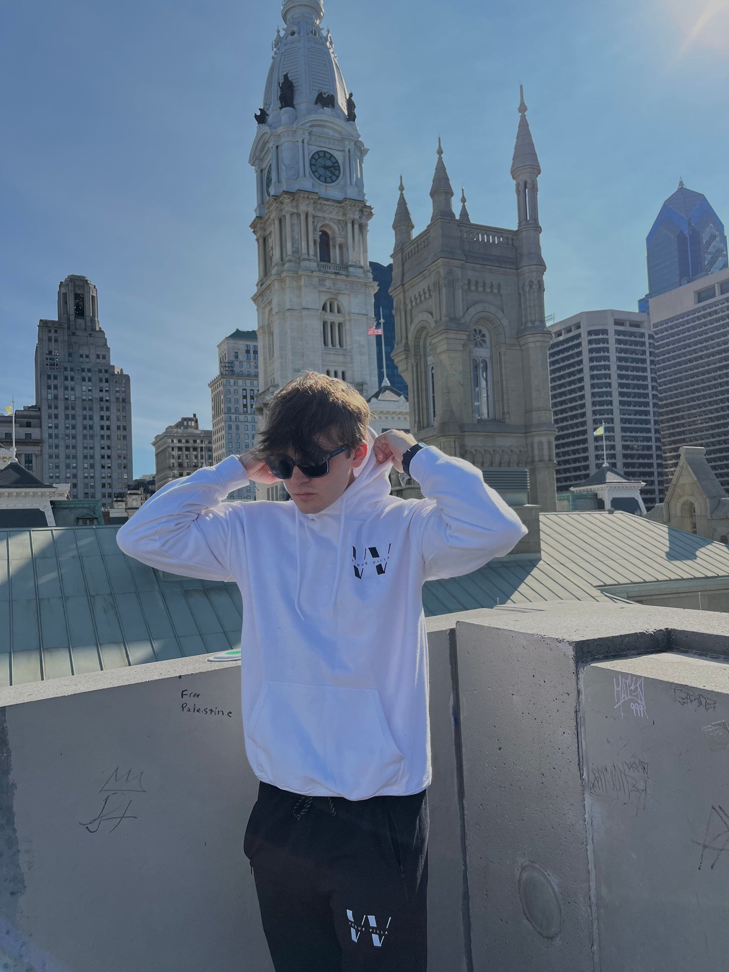 Men’s Volume 1 White Hoodie