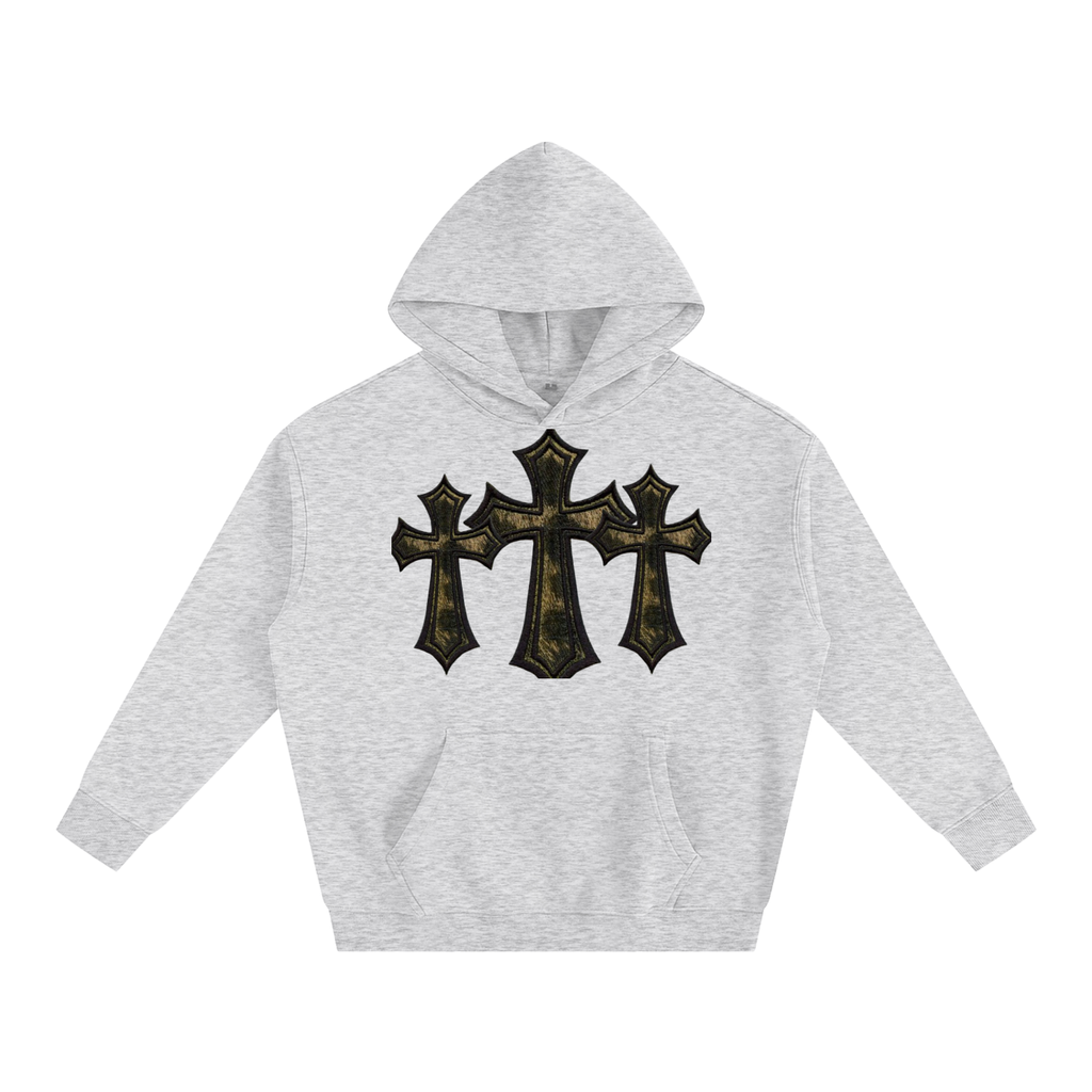 Cheetah Cross Fleeced Hoodie