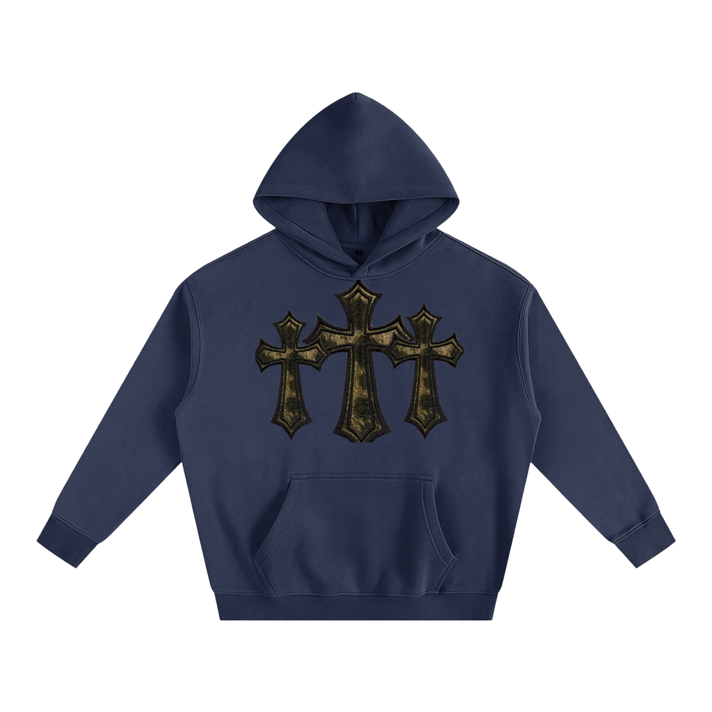 Cheetah Cross Fleeced Hoodie